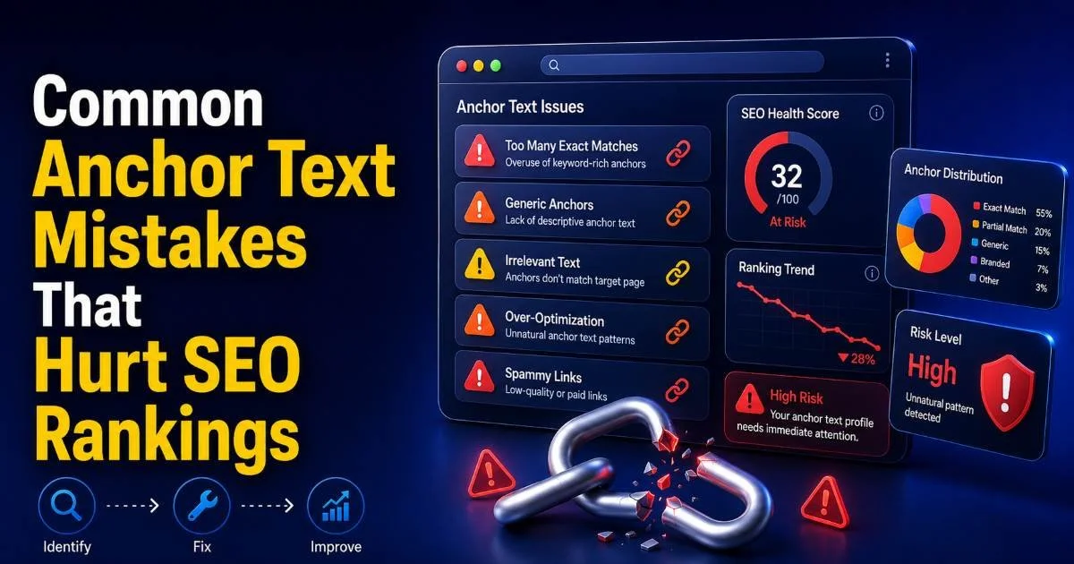 Common Anchor Text Mistakes That Hurt SEO Rankings