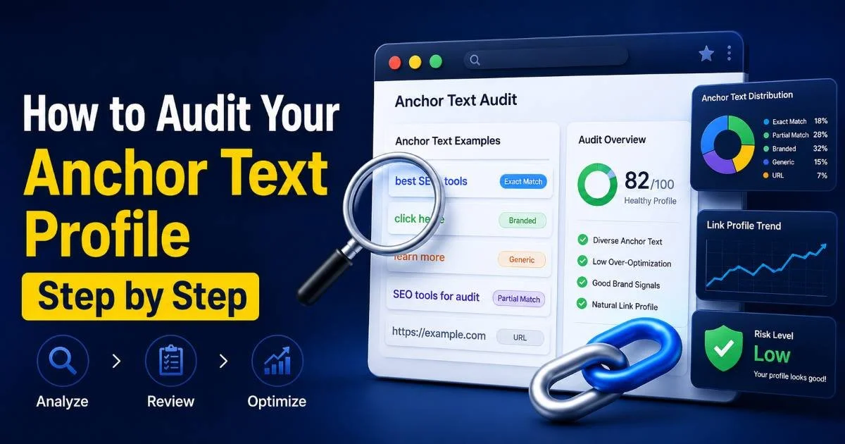 How to Audit Your Anchor Text Profile Step by Step